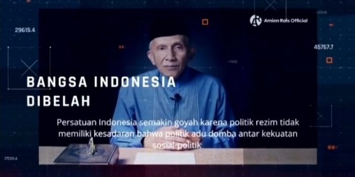 Rekam Jejak Politik Amien Rais, Mampu kah Gulingkan Jokowi?