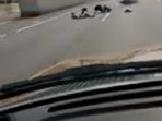 Nyelonong Masuk Tol,  Pengendara Sepeda Motor Nyungsep Nyaris Tewas