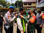 Kapolres Metro Jakarta Barat bersama Dandim 0503 JB Melepas Team Khusus Penegak Disiplin Protokol Kesehatan Covid-19