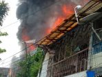 Rumah Kost di Tambora Ludes Terbakar, Api Diduga Dari Konsleting Listrik