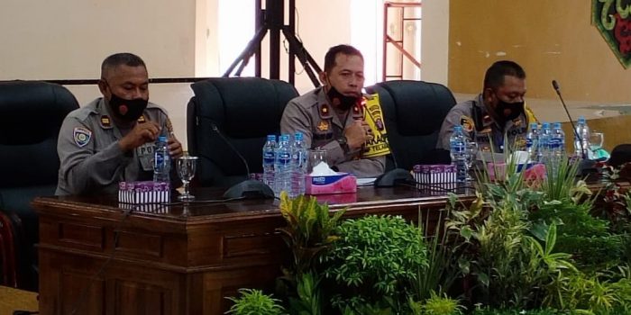 Polres Pulang Pisau Gelar Diskusi dengan Pimpinan Daerah Mengenai Cara Pencegahan Covid-19