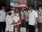 PMI Jakarta Barat Salurkan Alat Penyemprotan Disinfektan dan APD Kepada GPMI