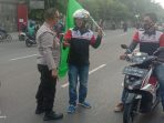 Polsek Kebon Jeruk Amankan Route Massa Aksi Unjuk Rasa