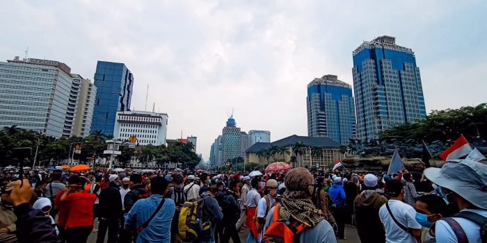 Kumpulan Penampakan Pendemo Kepung Istana