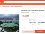 Sejumlah Aplikasi Marketplace, Iklankan Gedung DPR Di Jual