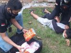 Manfaatkan Aksi Demo Untuk Edarkan Narkoba, Polisi Ringkus 3 Kurir Narkoba dan sita Satu Koper Berisi Narkoba
