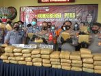 Polrestro Jaktim Gagalkan Peredaran 159 Kg Ganja