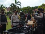 Gelar Latihan Pengaman TPS dengan Prokes dalam Rangka Kesiapan Pilkada Serentak 2020