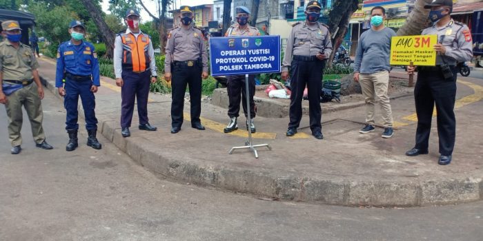 Terjaring Razia Prokes 1 orang Di Tambora Reaktif Covid-19