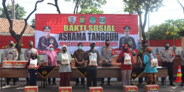 Kapolresta Bandara Soekarno-Hatta Gelar Bakti Sosial Rapid Test Gratis