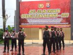 Sinergitas Polri dan TNI, Gelar Pasukan Pengamanan Ops Lilin Kalimaya 2020