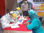 Polsek Pesanggrahan Gelar Ops Lilin Jaya 2020 dan Lakukan Rapid Test Antigen Kepada Pelanggar Protokol