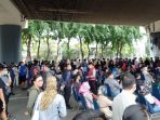 Gambir Membludak Hampir 1000 Orang untuk Test Rapid Antigent