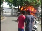 Rumah Kontrakan Dan Warteg Ludes Dilalap Sijago Merah