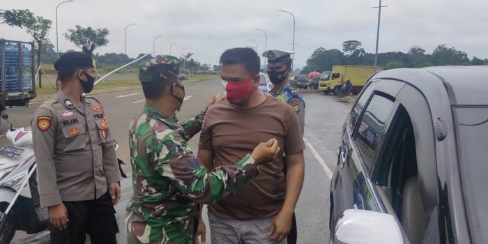 Tingkatkan Disiplin Masker dan Prokes, Polsek Pagedangan Gencar Operasi Yustisi