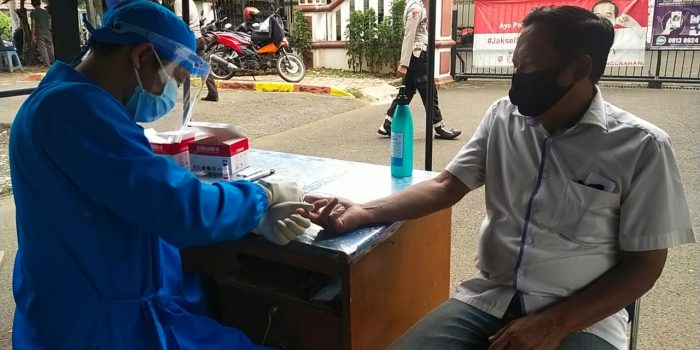 Polsek Pesanggrahan Ajak Warga Rapit Test Gratis