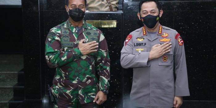 Kapolri Kunjungi KSAD, Wujud Sinergitas TNI-Polri Sepakat Jaga Kamtibmas