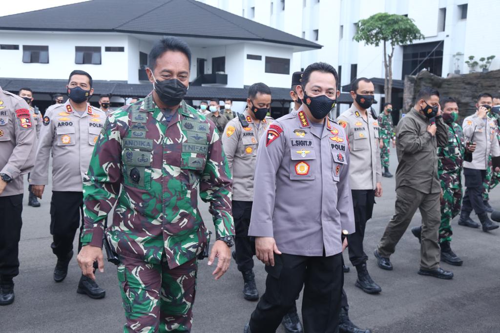 Kapolri Dan TNI saling menjaga stabilitas keamanan