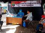 Polsek Pesanggrahan Adakan Rapid Test Gratis