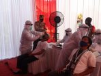 Gencar 3T, Polres Bandara Soetta Bersama Stakeholder Gelar Test Swab Antigen dan Baksos