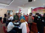 Danramil 03/Srp dan Tiga Pilar Hadiri Pelaksanaan Donor Plasma Konvalesen Polres Tangsel