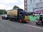 Peduli Kemanusiaan, Kapolresta Bandara Soetta Serahkan Bantuan Ke Korban Banjir