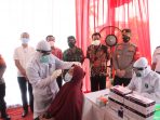 Gencar Laksanakan 3T, Polres Bandara Soetta Gelar Baksos dan Rapid Antigen 151 Warga di Dua Kampung