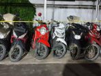 8 Kendaraan Roda dua Hasil Curian Berhasil Diamankan Polres Cilegon