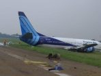 Pesawat Kargo Trigana Air Tergelincir, Bersyukur Tidak Ada Korban Jiwa