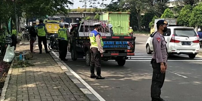 Aparat Gabungan Gelar Oparesi Lintas Jaya