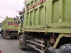 Pemkot Tangerang Amankan Delapan Truk Langgar Jam Operasional
