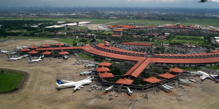 Soekarno Hatta Airport aerial view