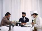 Presiden Joko Widodo dan Ibu Negara Iriana Hadiri Akad Nikah Aurel dan Atta