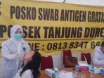 Sampai Hari ini Polsek Tanjung Duren Layani 844 Swab Antigen Gratis