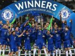 Momen Keseruan Chelsea Saat Angkat Tropi Liga Champions