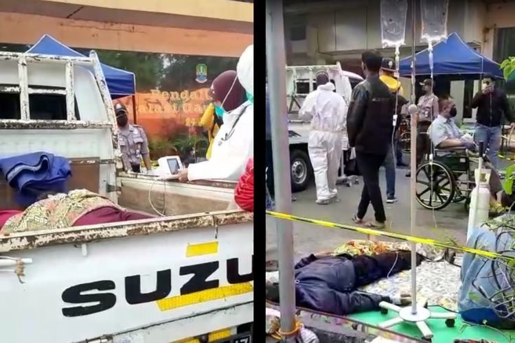 45s0pmrsud bekasi jelaskan viral pasien tidur di parkiran dan mobil pikap