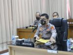 Polda Banten Ikuti Vicon Akselarasi Vaksinasi Covid-19 Berbasis Presisi