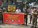 Mutus mata rantai Covid 19, Akses jalan di RW 06 Pegadungan Mulai Disekat