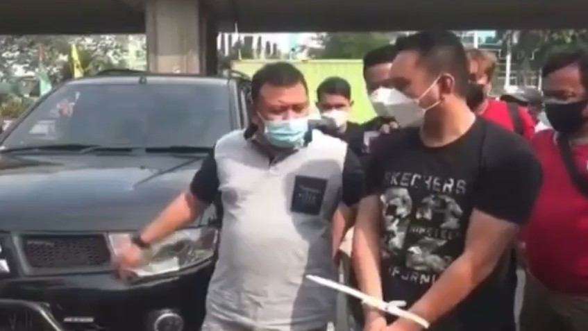 Polres Jakut Tangkap Pengemudi Pajero yang Aniaya Supir Kontainer 1 IMG 20210628 134140