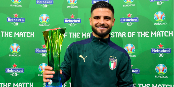 Italia vs Belgia : Lorenzo Insigne MOTM