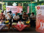 Gerai Vaksinasi Merdeka di Yayasan Sekolah Satria Dihadiri Sejumlah Pejabat Daerah