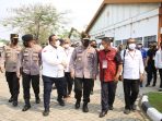 Tinjau Vaksinasi Buruh, Kapolri Harap Pertumbuhan Ekonomi Membaik
