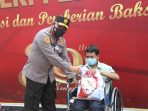Penyaluran Bansos dalam Peringatan 30 Tahun Pengabdian AKPOL