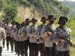 FPU 3 MINUSCA Hadapi Konflik Antar Distrik, Teror dan Lemparan Granat di Jalan Juang