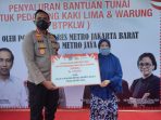 Sebanyak 4.400 PKL Bakal Terima Bantuan dari Polres Jakbar