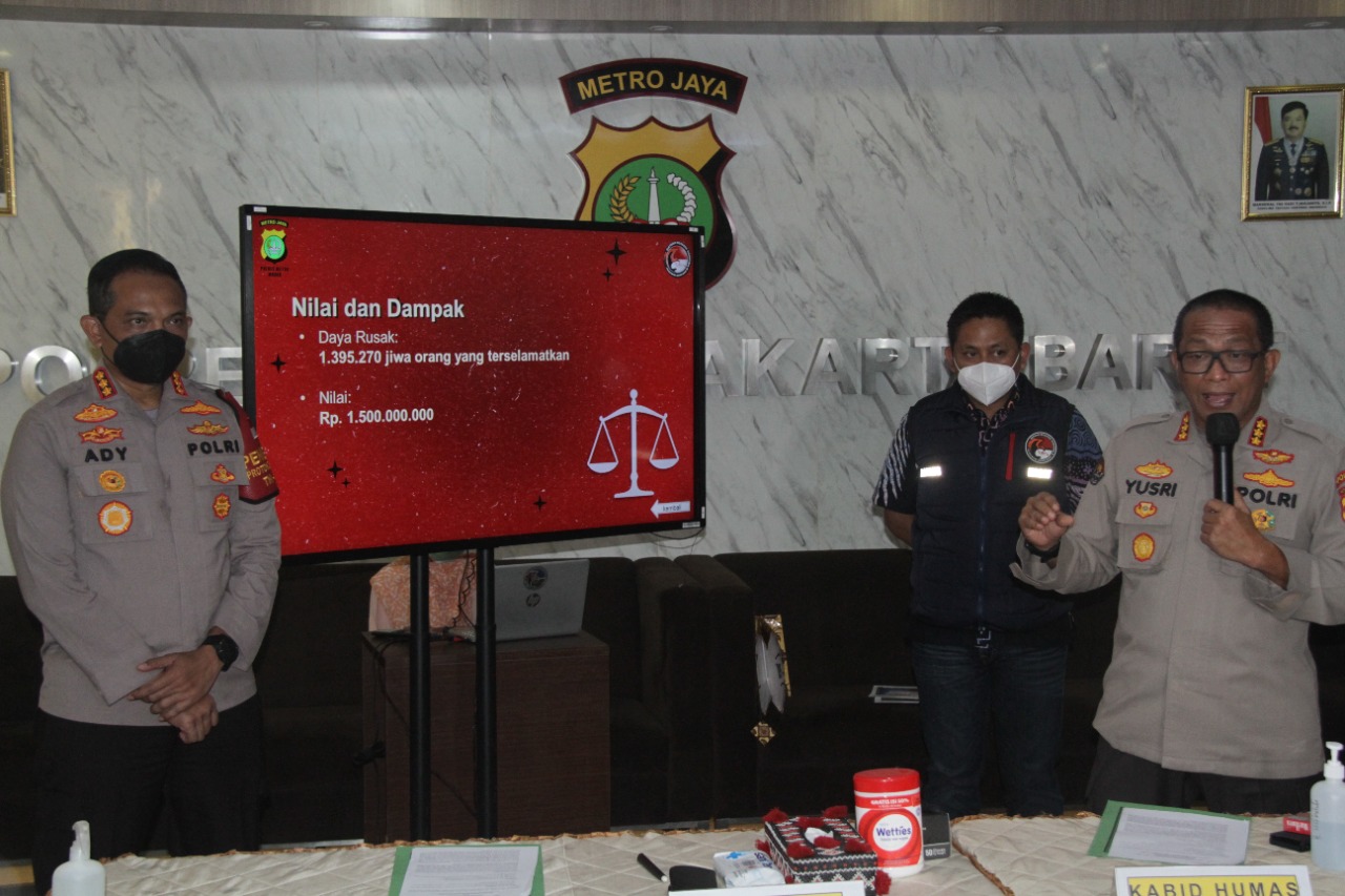 Polres Jakbar Gagalkan Peredaran Narkotika Jaringan Lintas Provinsi Asal Sumatera 1 IMG 20211006 WA0012