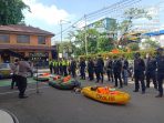 Masuk Musim Penghujan, Polres Jakbar Gelar Apel Siaga Penanganan Banjir