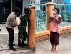 Viral Polisi dan Tentara Main Petak Umpet Untuk Kagetkan Nenek ini, Publik: So Sweet
