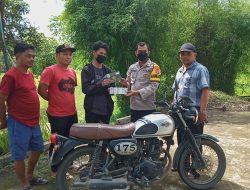 Kepolisian Polsek Cikupa Kembalikan Satu Unit Kendaraan Korban Curanmor