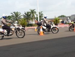 Polda Banten Gelar Latihan Safety Riding Jelang Ops Nataru 2021